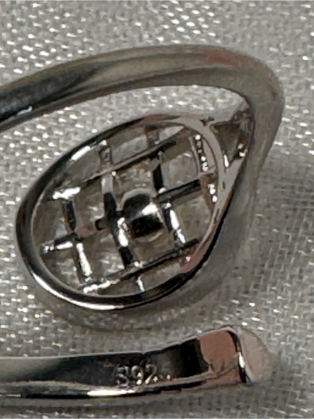 Vtg Sterling Silver 925 Tennis Racket Ball Wrap Ring Sports Novelty - Picture 4 of 5
